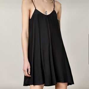 ALYA Black Slip Dress